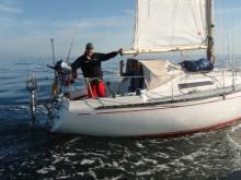 Ontmoeting op zee met BJ, Uisge Beatha, Zeilen, Watersport Ontmoeting op zee met BJ, Uisge Beatha, Zeilen, Watersport