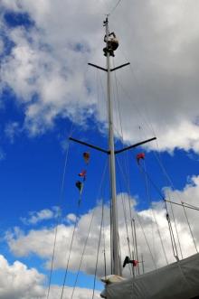 Zonnige dag, Uisge Beatha, Zeilen, Watersport Zonnige dag, Uisge Beatha, Zeilen, Watersport
