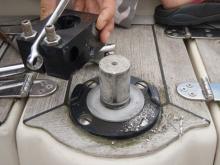Open wrikken helmstokhouder, Uisge Beatha, Zeilen, Watersport Open wrikken helmstokhouder, Uisge Beatha, Zeilen, Watersport