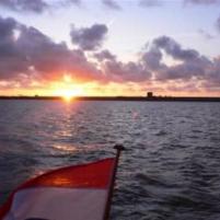 Eerste tocht over zee