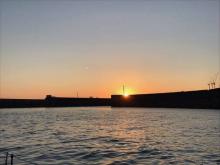 Avondrood over Brighton, Uisge Beatha, Zeilen, Watersport Avondrood over Brighton, Uisge Beatha, Zeilen, Watersport