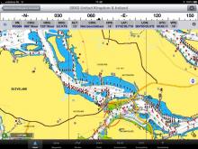 iPad met iNavx, Uisge Beatha, Zeilen, Watersport iPad met iNavx, Uisge Beatha, Zeilen, Watersport