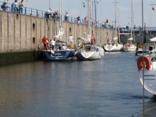 Net los van de sluiswand, Uisge Beatha, Zeilen, Watersport Net los van de sluiswand, Uisge Beatha, Zeilen, Watersport